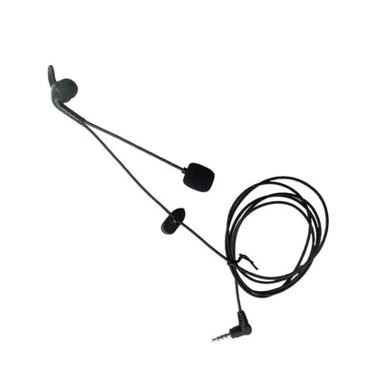 3.5mm Plug Referee Intercom Headset Judger Use Motorcycle Referee Earphone Football Referee Black Interphone Headphone