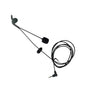 3.5mm Plug Referee Intercom Headset Judger Use Motorcycle Referee Earphone Football Referee Black Interphone Headphone