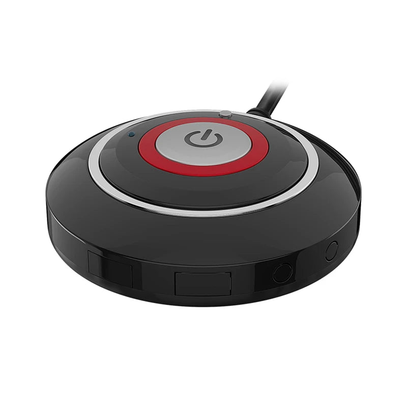 TEUCER Desktop PC Power Switch w/ Dual USB Audio External Start Button