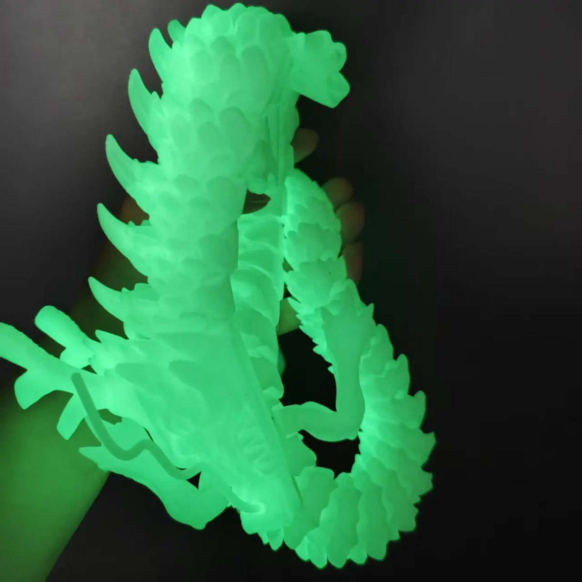 3D Printed Gem Dragon Crystal Fidget Toy Rotatable Articulated 88CM 60CM