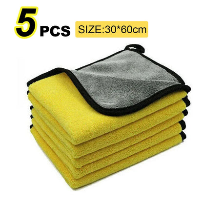 Car Wash Microfiber Towel 30x30/60CM Cleaning Drying Cloth Detailing Care