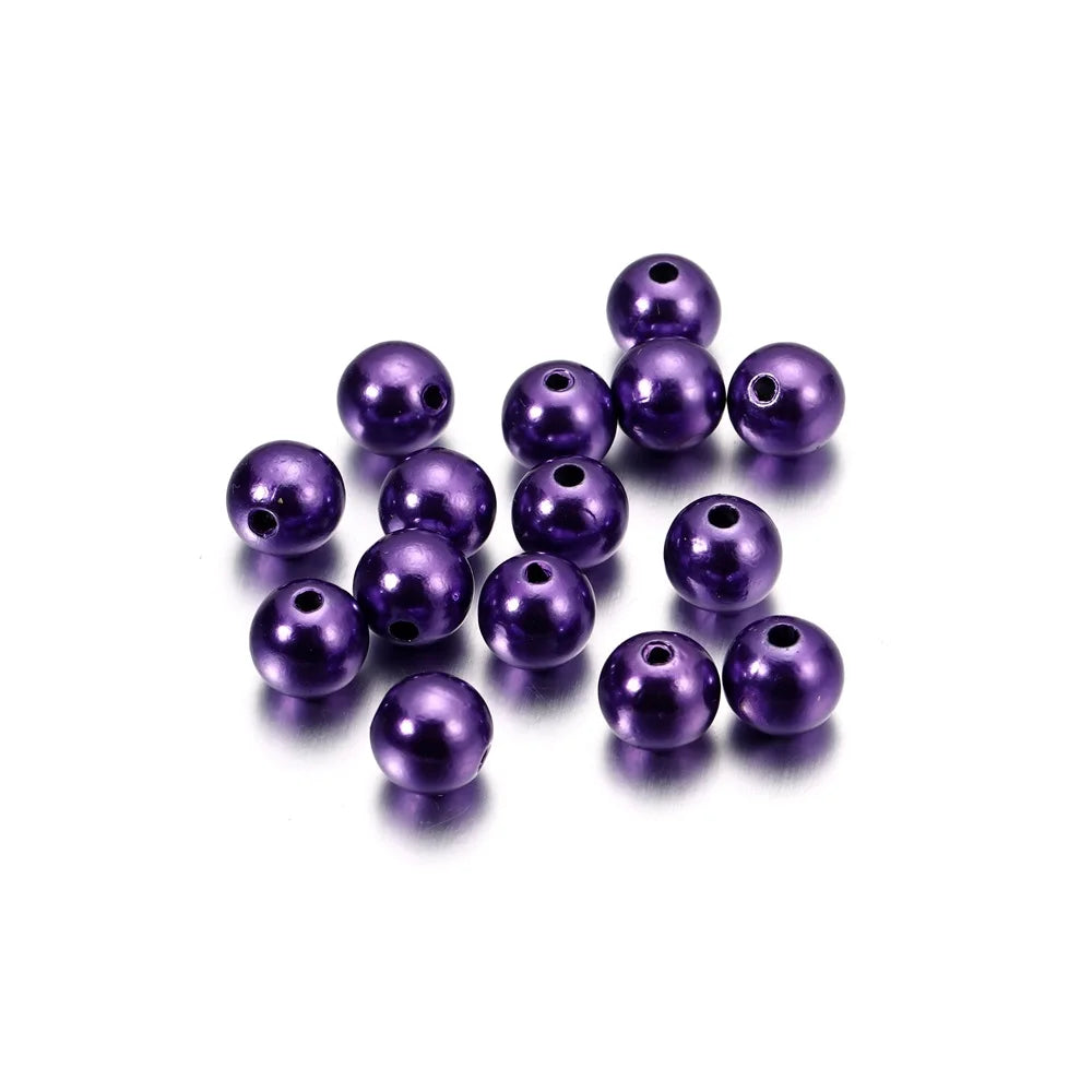 1000Pcs Imitation Pearl Beads 3-20mm Round Spacer for Bracelet Making DIY