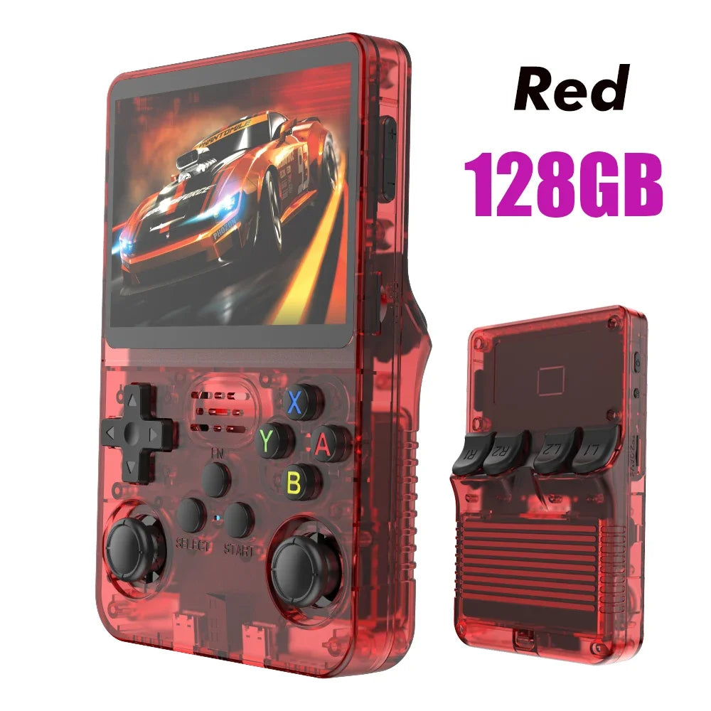 Open Source R36S Retro Handheld Video Game Console Linux System 3.5 Inch IPS Screen Portable Pocket Video Player 64GB 128G Games-EXPROTAS