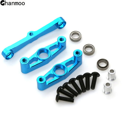 RC Car Upgrade Parts for Tamiya TT02 Metal Front Rear Steering Swing Arms