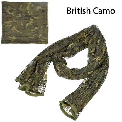 Veil Camo Mesh Scarf for Outdoor Camping Hiking Hunting Activities