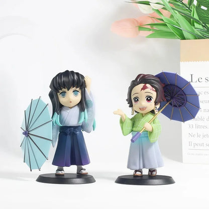 Blind Box Demon Slayer Figures Tanjiro Nezuko Kamado Anime Collectibles
