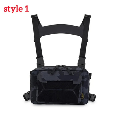 Fishing Vest Bag Men's Camo Fishing Lures Utility Tackle Chest Bags Waist Pack Outdoor Mountaineering Camping Hiking EDC Hunting-EXPROTAS
