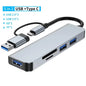 USB Hub Adapter 5 in 1 4K HDMI Ethernet Splitter 100M Data Transfer