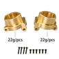 Brass Axle Mount Portal Drive Housing for 1/10 RC Traxxas Crawler TRX4 TRX6