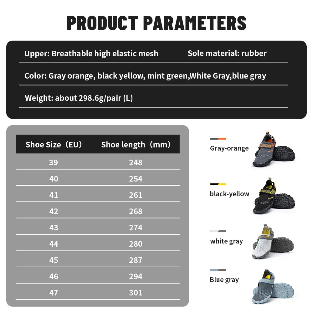 Naturehike Aqua Water Shoes | Quick-Dry Outdoor Beach Sneakers Unisex