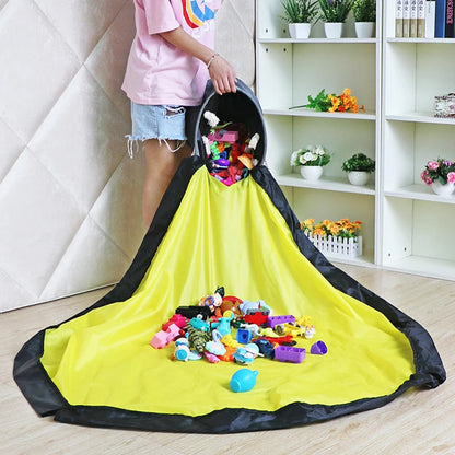 Toy Quick Storage Bag Hand-held Organizing Bucket for Lego Blocks