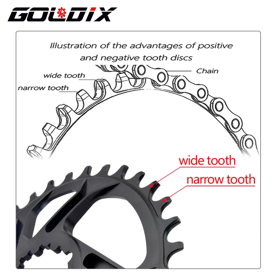 MTB Chainring 30T 32T 34T 36T 38T Direct Mount SRAM 0mm 3mm 6mm Offset
