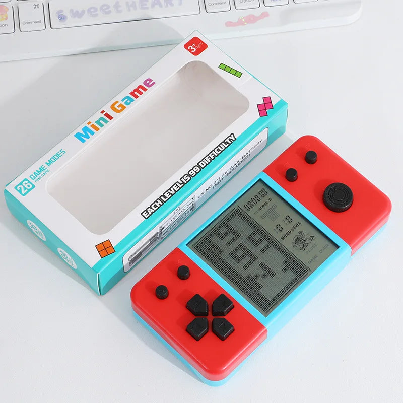 Tetris Handheld Game Electronic Retro Arcade Console 26 In 1 Vintage