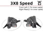 MicroNEW MTB Shifter Lever 3x7 3x8 3x9 3x10 3x11 Speed Front Rear Trigger Shift