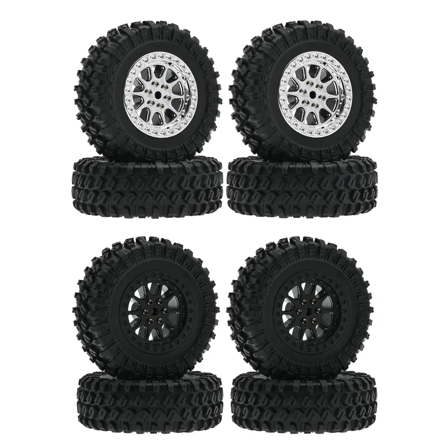 70mm Tire Clamp Wheel for MN D90 MN98 MN99S WPL RC Car Upgrade Parts