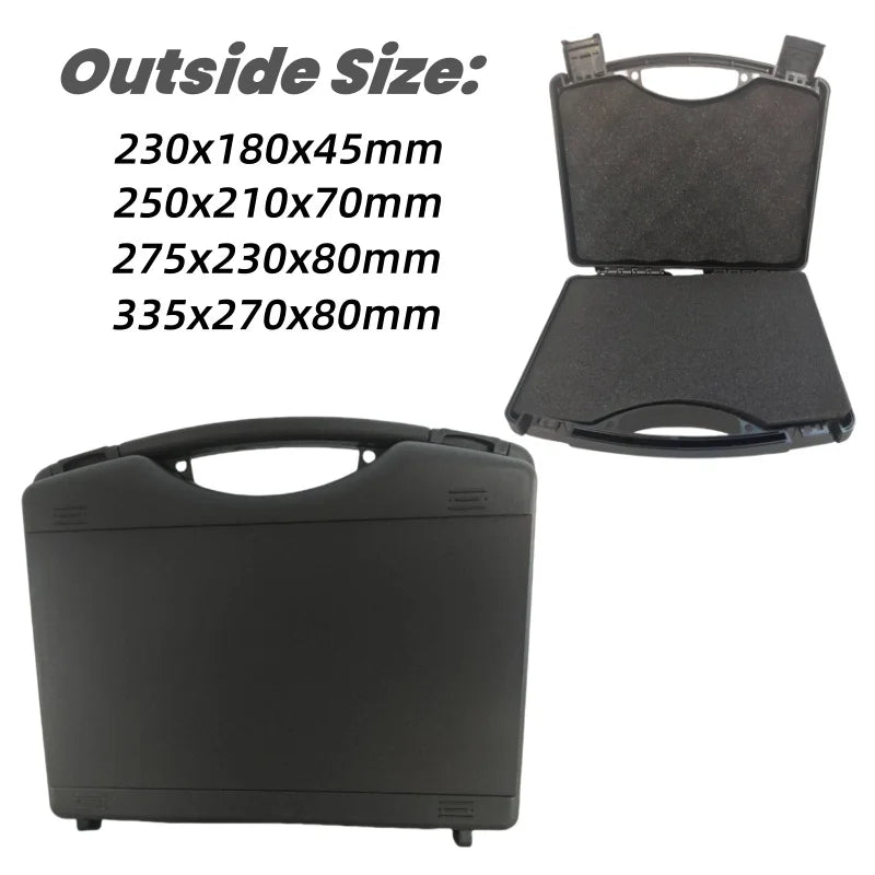 Multifunctional Portable Plastic Toolbox, Notebook Protective Storage for Outdoor Equipment
