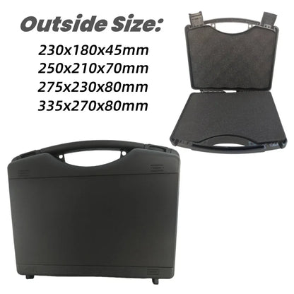 Multifunctional Portable Plastic Toolbox, Notebook Protective Storage for Outdoor Equipment
