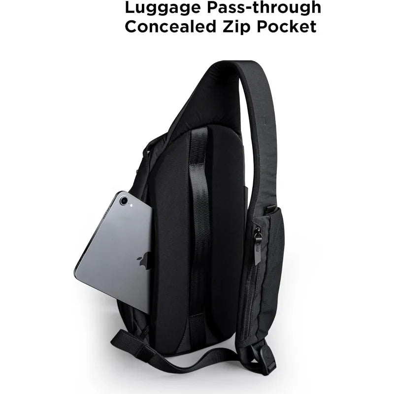 Shoulder Chest Bag 7.5L Crossbody Sling Backpack Fits 11" Tablet