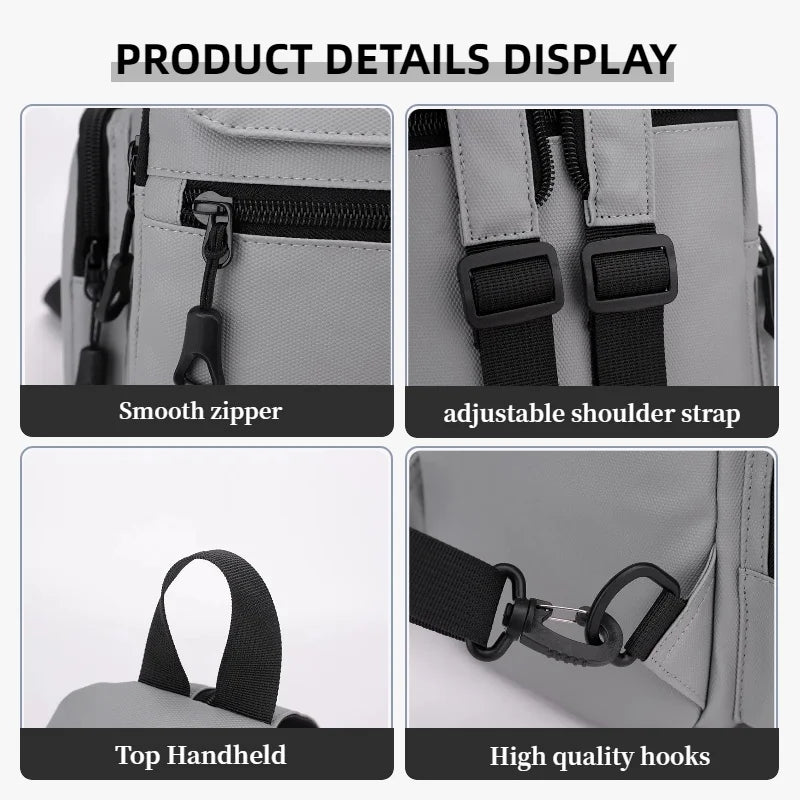 Multifunctional Chest Bag Nylon Sling Backpack Travel Outdoor Hiking