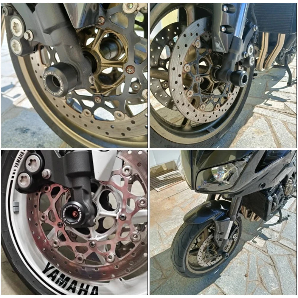Yamaha FZ1 FZ6 FZ8 Fazer XJR1300 TDM900 Front Fork Axle Crash Slider