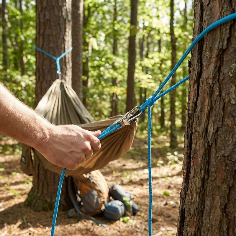 Buckle Retractable Rope Tensioner Heavy-Duty Camping Accessories Pack