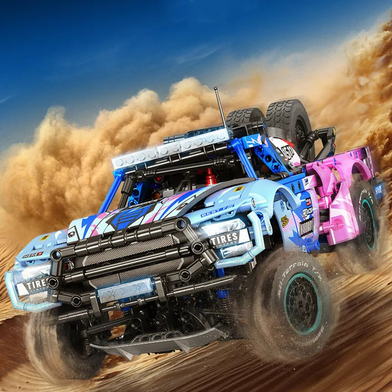 SEMBO 1341pcs Off-Road Racing Car Building Blocks MOC Vehicle Model DIY Toy Gift