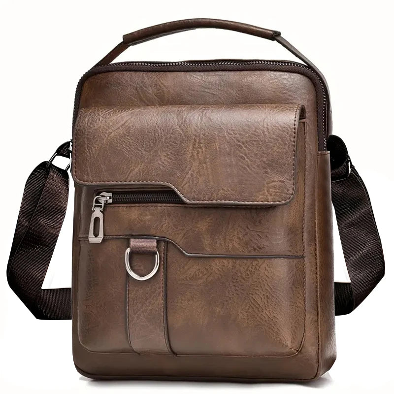 Men's Shoulder Bag Tactical Crossbody Briefcase for Work Laptop