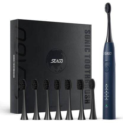 Seago Sonic Electric Toothbrush Two-engines Magnetic Core Oral Care Smart Adult Timer Brush Waterproof Brushes SG540-EXPROTAS