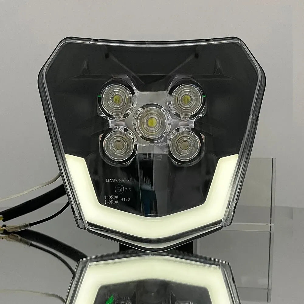 For KTM Motorcycle Headlight LED Wick EXC XC SX XC-W 125 250 300 350 450 530 2018-2023 Dirt Bike Enduro Motocross Accessories-EXPROTAS