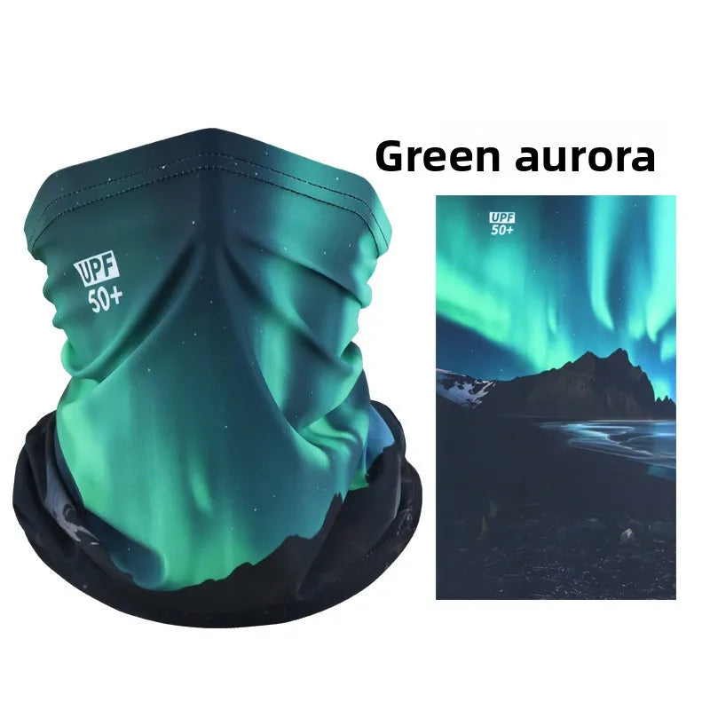 Sun Protection Mask Ice Silk Neck Gaiter Breathable Cycling Fishing Scarf