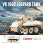 WW2 German Panzer I Tank Building Blocks Military Armoured Brick Toy Set