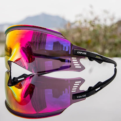 2025 Kapvoe Sport Sunglasses, UV400 Road & MTB Cycling Glasses for Men & Women