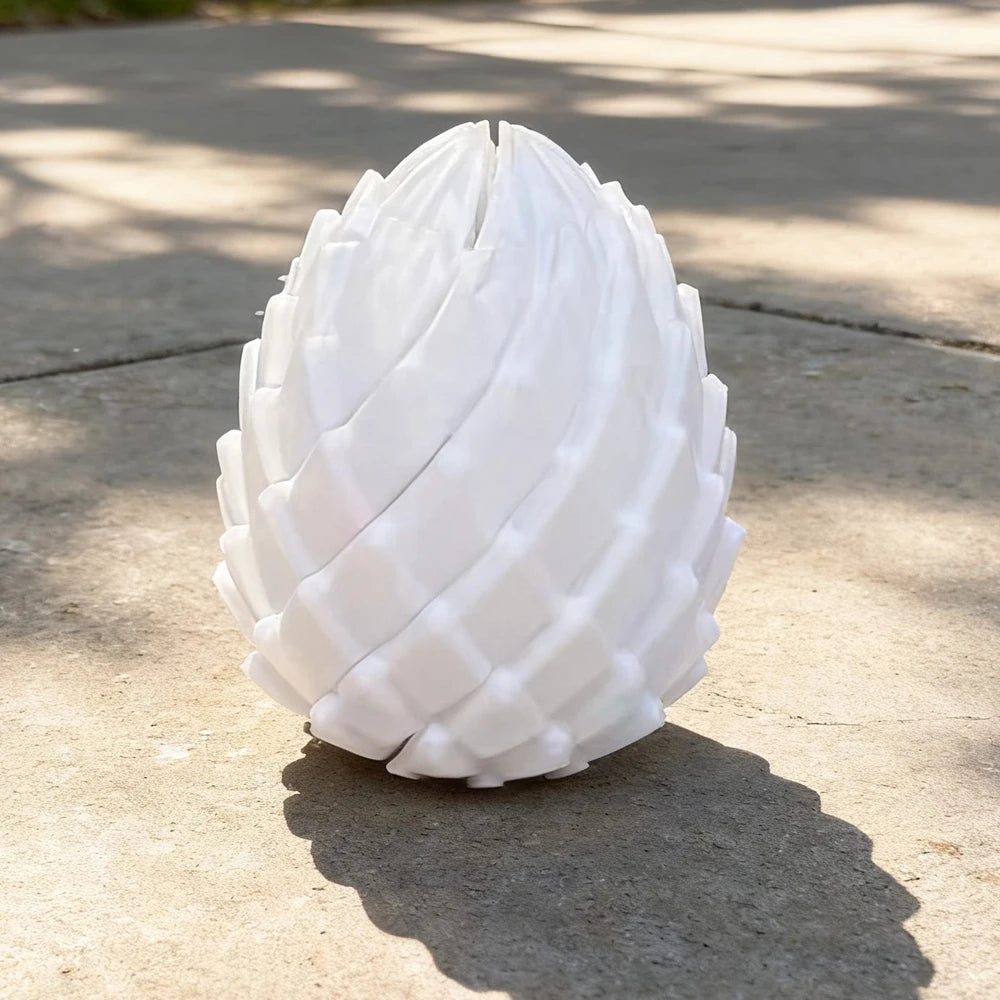 3D Printed Dragon Egg Stress Relief Fidget Desk Ornament Deformable Twist