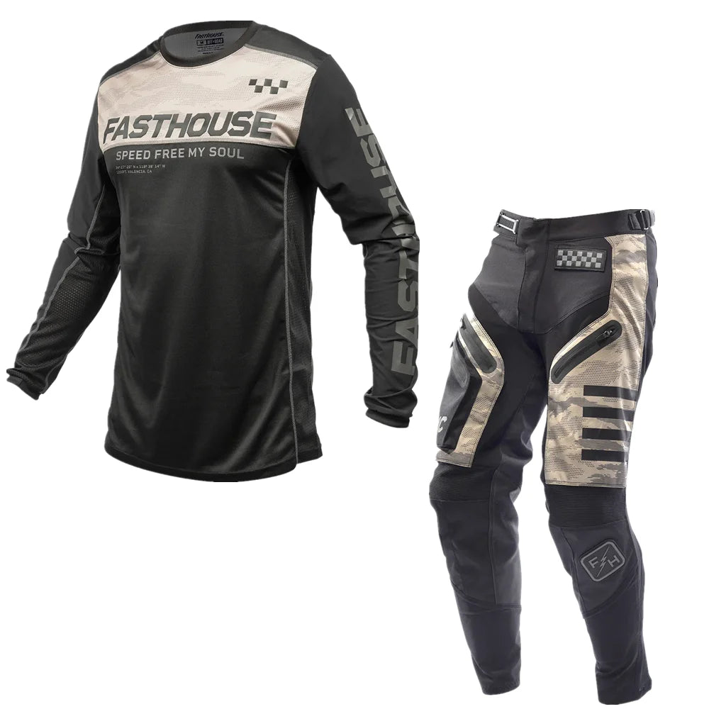 FXR Moto Jersey + Pants Set | 2023 MX Racing Suit for Dirt Bike Off-Road Gear