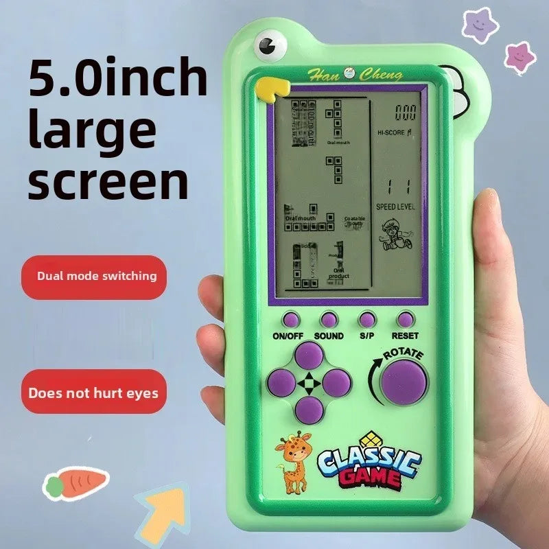 Large-screen Game Console Tetris Classic Puzzle Toy for Children