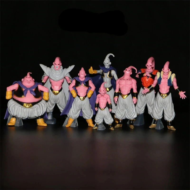 8pcs Figure Majin Buu PVC Action Figures Anime Collectible Model Toys