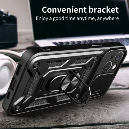 Shockproof Armour Case for iPhone 7-16 Pro Max Plus Mini SE Camera Cover