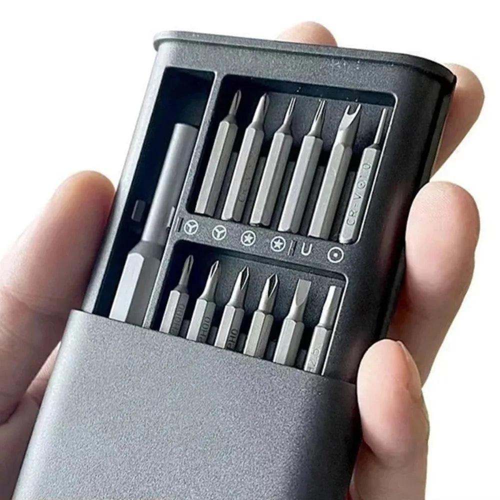 25-in-1 Magnetic Precision Screwdriver Set for Phone Laptop Repair Bits