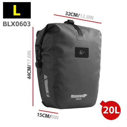 Bicycle Rear Rack Waterproof Pannier Bag Bike Seat Trunk Storage Pack