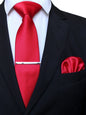 Suits Necktie Clip 8cm Mens Slim Solid Classic Wedding Party Ties