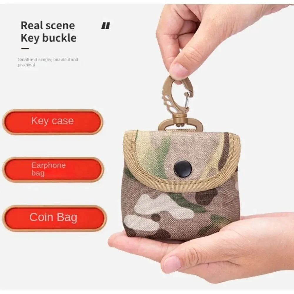 Waterproof EDC Waist Pouch Tactical Utility Coin Key Wallet Camouflage - EXPROTAS