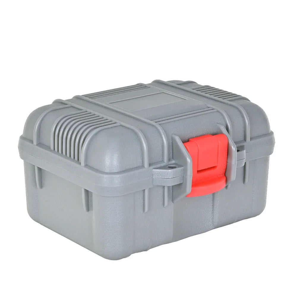 Portable Storage Box Waterproof Plastic Toolbox Hard Case Organiser 125x105mm