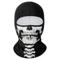 Motorcycle Balaclava Windproof Skull Full Face Mask Neck Liner Ski
