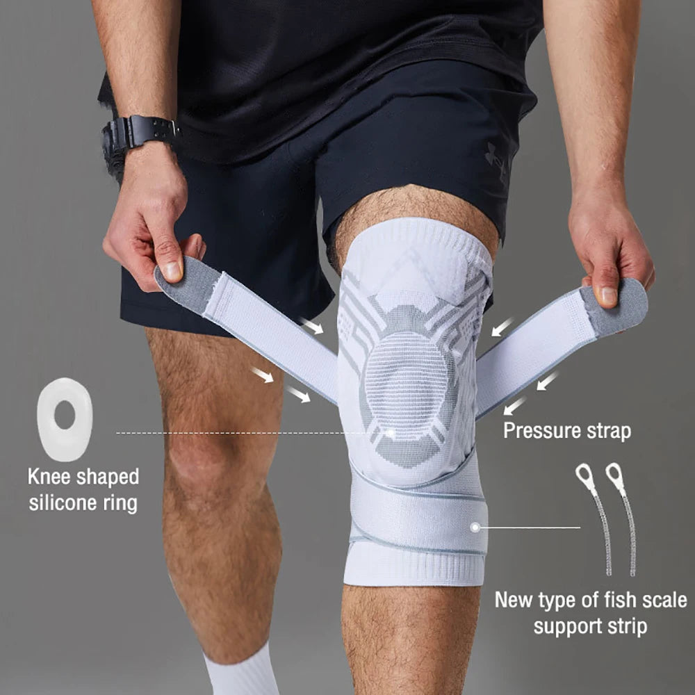 1PC Knee Strap Adjustable Compression Support Brace for Sports Gym