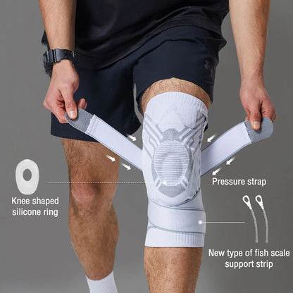 1PC Knee Strap Adjustable Compression Support Brace for Sports Gym