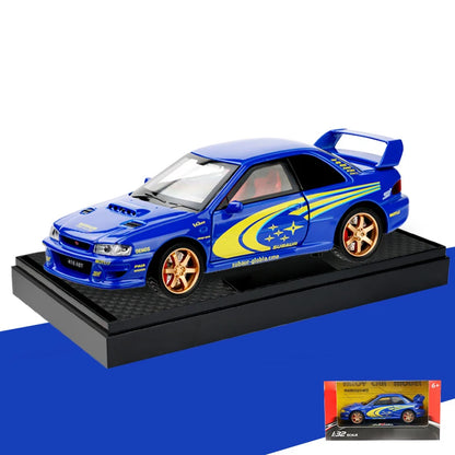 JDM 1/32 Impreza WRX STI Supercar Diecast Model Alloy Metal Car Classic Love Collection Hobby Birthday Gifts With Friend Trendy
