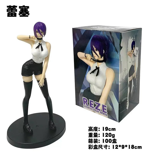 Chainsaw Man Reze PVC Figure 19cm Anime Collectible Model