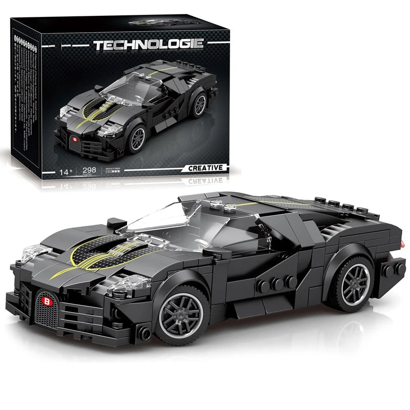 City Classic Racing Car Building Blocks Speed Champion Sports Vehicle Bricks Toy Gift