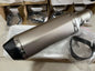 CHmotor Carbon Fiber Motorcycle Exhaust Muffler Pipe 250cc 350cc 600cc Escape Moto Tube For Nmax Tmax530 Msx125 GSR600-EXPROTAS