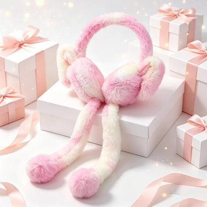 Ear Warmer Plush Rabbit Earmuffs for Kids Winter Cute Girls Accessories